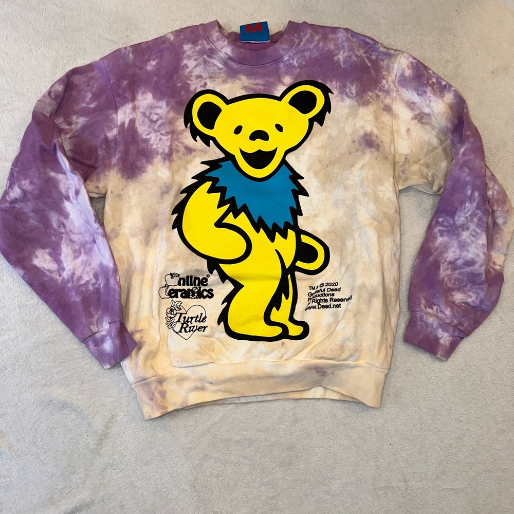 Online Ceramics Grateful Dead Tie-Dye Crewneck – Size M